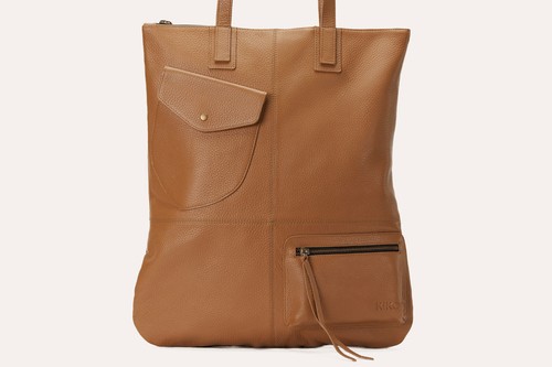 Leather Fold n Hold Tote for Women (4 Color Options)