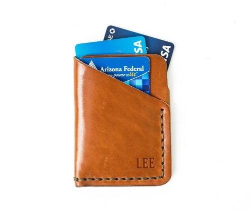 Men’s Leather Tall Minimalist Wallet (3 Color Options)