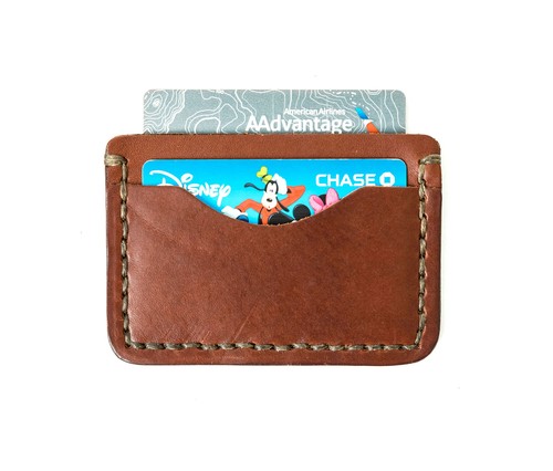 Men’s Leather Minimalist Card Case Wallet (4 Color Options)