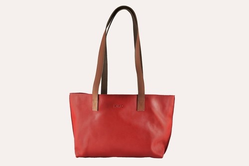Genuine Leather Women’s Perfect Tote Red Bag