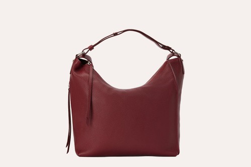 Genuine Pebble Leather Women’s Versatile Shoulder Bag